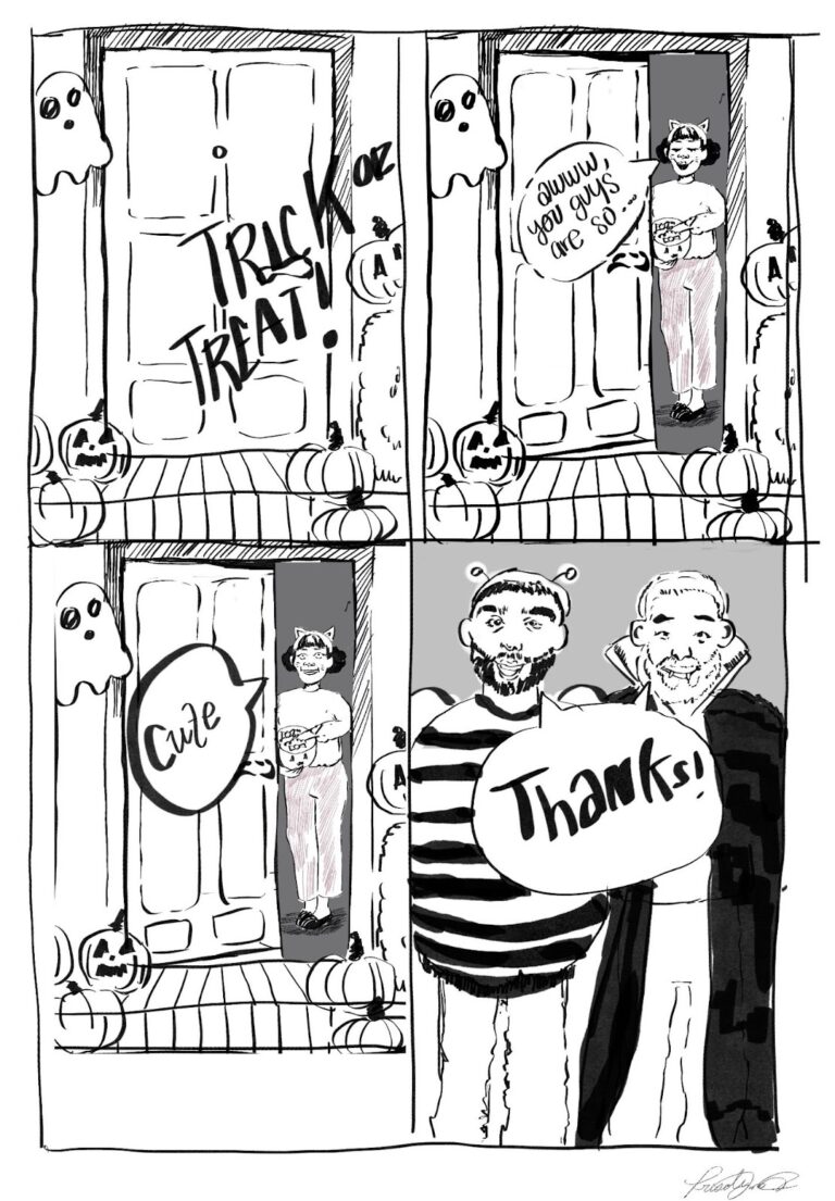 Cartoon: Trick-or-treating