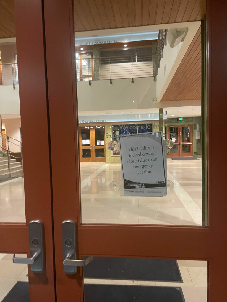 Students react to violence outside of Turning Point USA event