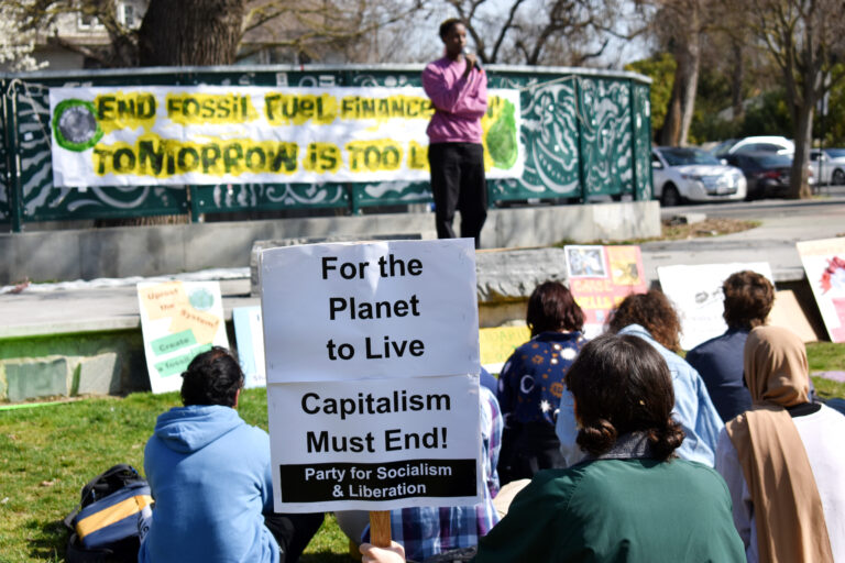 Davis Senior High School students strike for climate change