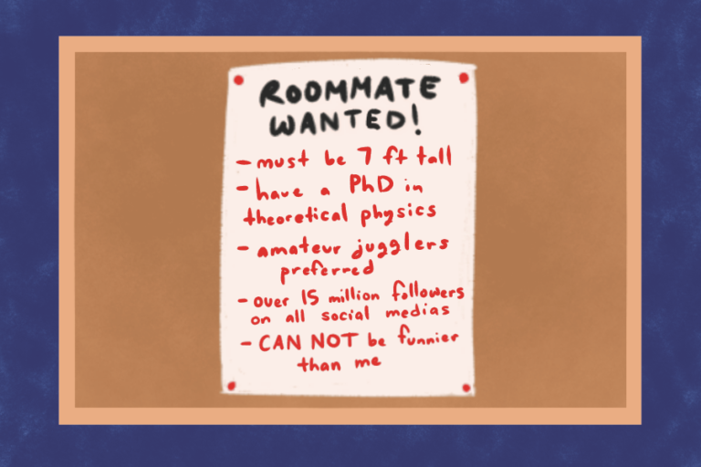 Advertisement: Looking for a roommate for next year