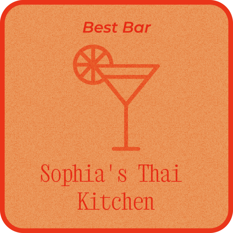 Best bar and pub: Sophia’s Thai Kitchen