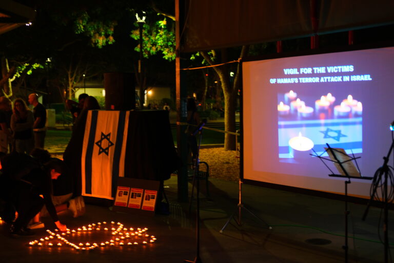 Davis community gathers to mourn victims of Hamas attack