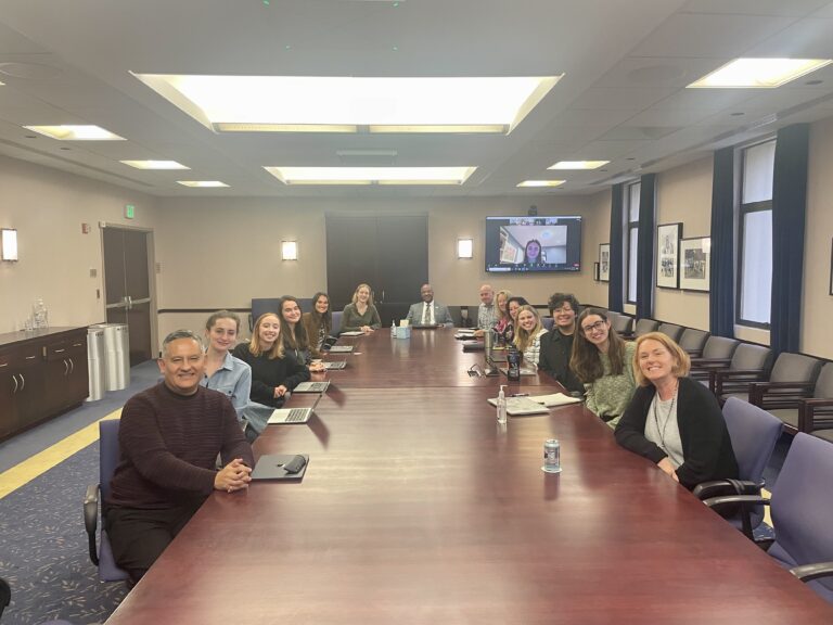The Editorial Board meets with Chancellor Gary May, UC Davis administrators