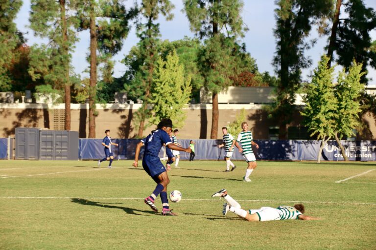 UC Davis soccer wins their first game in the Big West Conference Championship