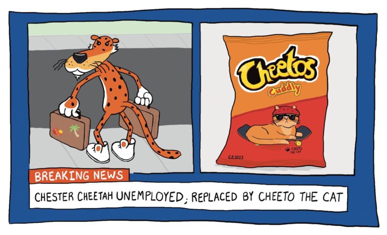 The fall of Chester Cheetah