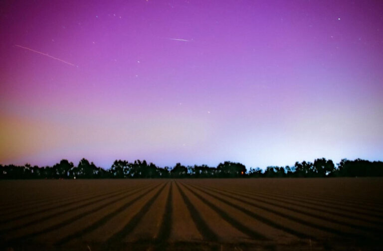 ‘It felt like I was in a dream’: Aurora borealis lights stun over Davis fields