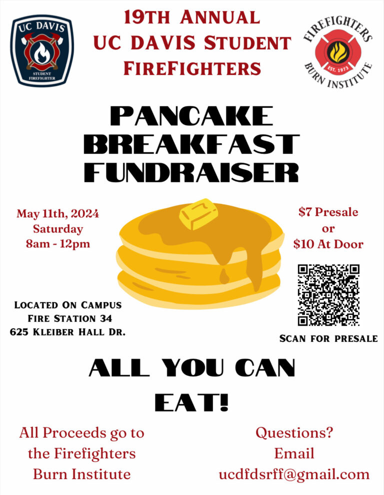 UC Davis’ Student Firefighter program discusses upcoming pancake breakfast