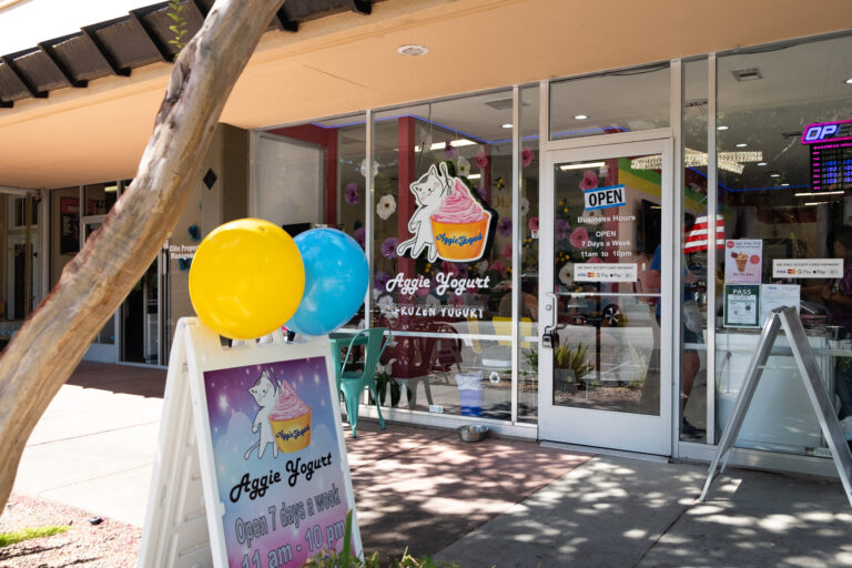 Aggie Yogurt opens on 2nd street