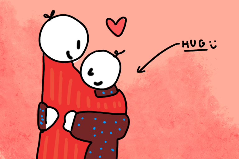 The power of a simple hug