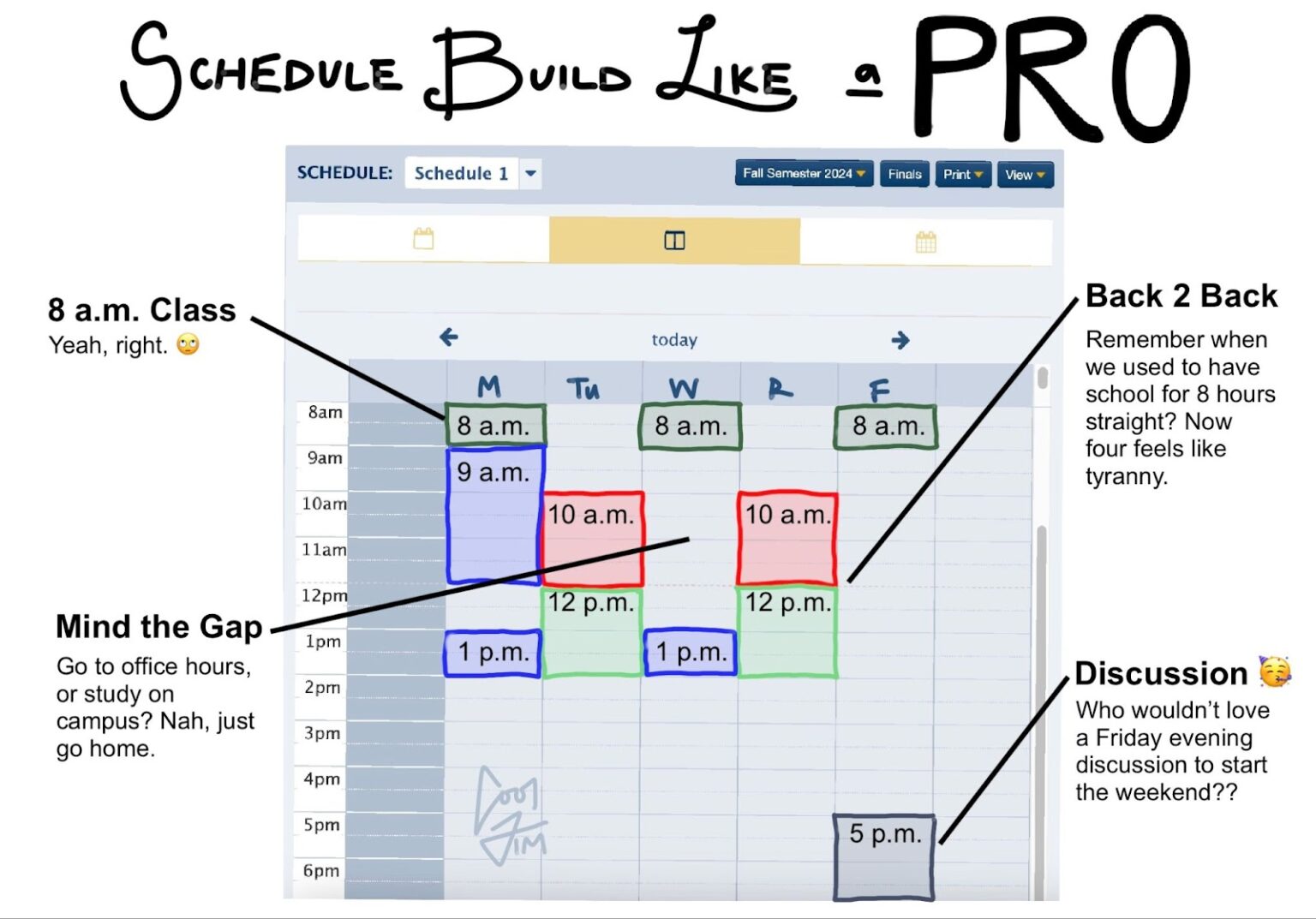 I love Schedule Builder!!! The Aggie