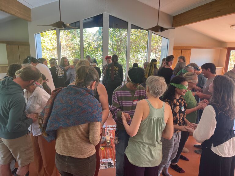 Community grief ritual held in the Village Homes Community Center