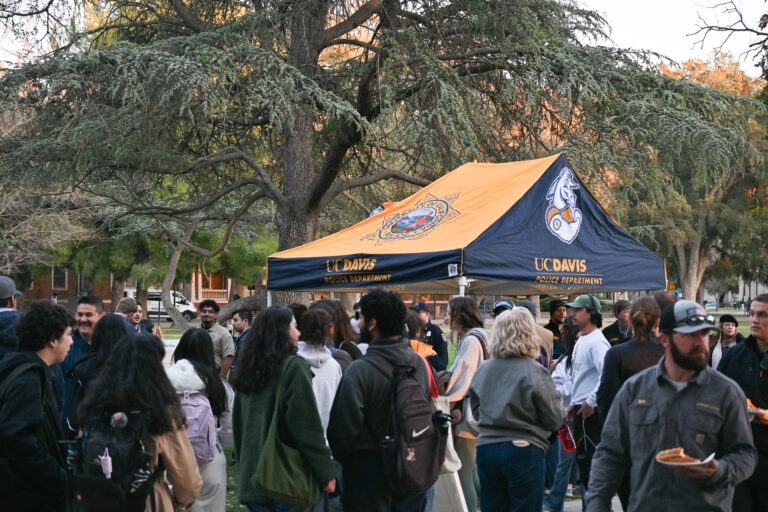 UC Davis shines a little brighter on a cold Wednesday night
