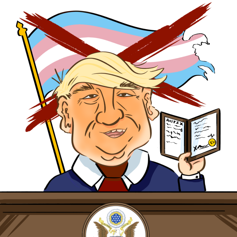 Amidst tense times, students discuss transgender history and legislation