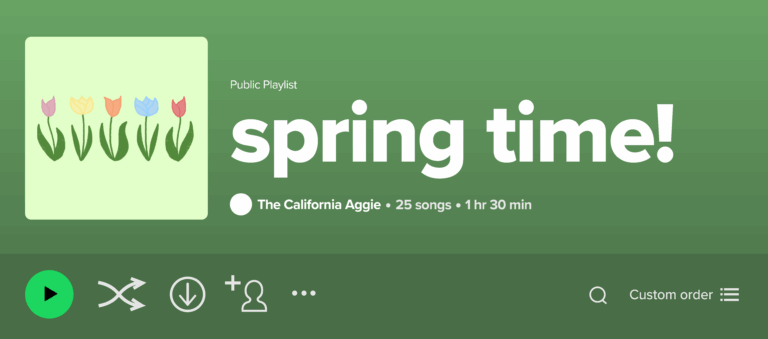 Five songs to add to your springtime playlist