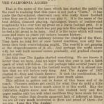 1922, becoming the aggies