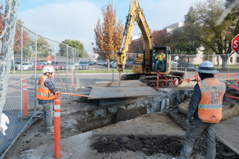 ‘What’s all that racket?’: A photo essay on campus construction