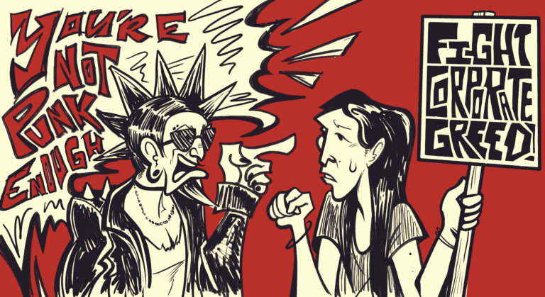 Cause I’m a punkrocker, yes, I am’ — or am I?