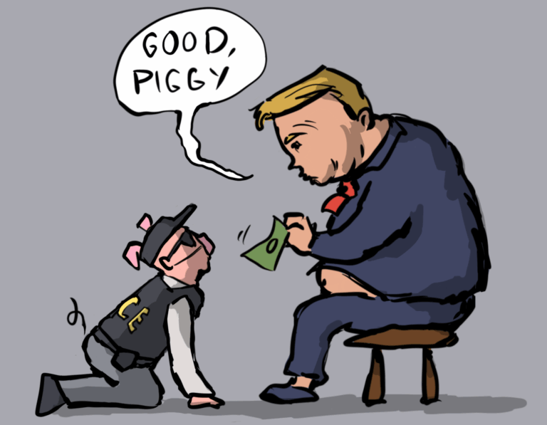 Weaponizing financial desperation